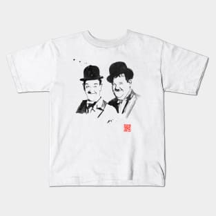 Laurel And Hardy Kids T-Shirt